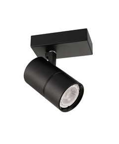 Черен спот Laconi SPL-2813-1B-BL GU10 Italux | Osvetlenieto.bg