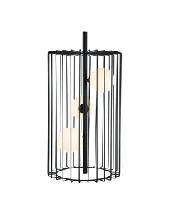 Настолна лампа Hayden MTM-3935/3 BK Italux | Osvetlenieto.bg