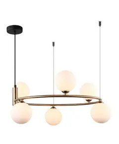 Полилей Amily MDM-3974/6 BRO Italux | Osvetlenieto.bg