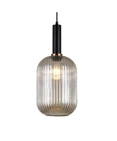 Полилей Antiola PND-5588-1L-BK+AMB Italux | Osvetlenieto.bg