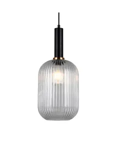 Полилей Antiola PND-5588-1L-BK+CL Italux | Osvetlenieto.bg