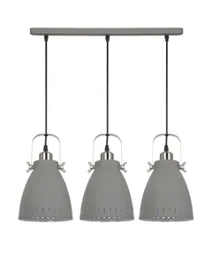 Полилей Franklin MD-HN8026S-3-GR+S.NICK Italux | Osvetlenieto.bg
