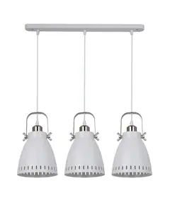 Полилей Franklin MD-HN8026S-3-WH+S.NICK Italux | Osvetlenieto.bg