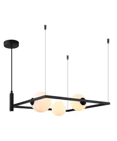 Полилей Gareth MDM-3975/3 BK Italux | Osvetlenieto.bg