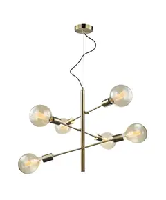 Полилей Madalyn MDM3582/6 AB Italux | Osvetlenieto.bg