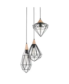 Полилей Maelle MDM-2591/3 BK Italux | Osvetlenieto.bg