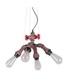 Полилей Manila MDM-2846/4A RUST Italux | Osvetlenieto.bg