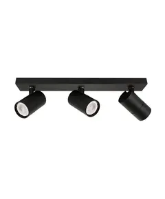 Троен черен спот Laconi SPL-2813-3B-BL 3xGU10 Italux | Osvetlenieto.bg