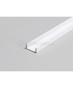 Бял LED профил BEGTON12 J/S 2000 за открит монтаж | Osvetlenieto.bg