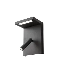 LED Аплик AGOS 01-1500 Redo 1x6W+1x3W 3000K BLACK | Osvetlenieto.bg