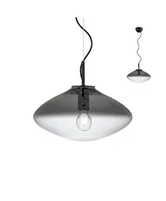 Полилей ABSOLUTE 01-1619 Redo 1X42W E27 D380 SMOKY GREY SHADOW | Osvetlenieto.bg