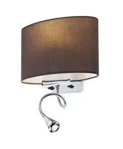 Аплик ENJOY 01-679 BR Redo 1X42W E27 + LED 1X1W 3000K | Osvetlenieto.bg