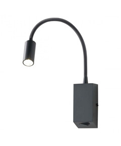 LED Аплик HELLO 01-1194 Redo 3W BK | Osvetlenieto.bg