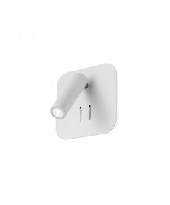 LED Аплик QUDA 01-1491 Redo SQ 1x6W+1x3W 3000K WHITE | Osvetlenieto.bg