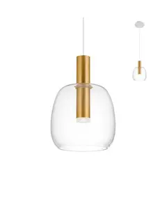 LED Пендел CANDELA 01-1819 Redo 6.6W 3000K GD | Osvetlenieto.bg