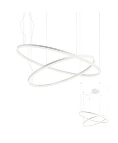 LED Полилей ORBIT 01-1720-TRIAC Redo 108W 3000K D1000+600 SAND WHITE | Osvetlenieto.bg