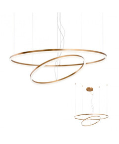 LED Полилей ORBIT 01-1721-DALI Redo 108W 3000K D1000+600 BRASS | Osvetlenieto.bg