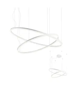 LED Полилей ORBIT 01-1922-DALI Redo 108W 4000K D1000+600 SAND WHITE | Osvetlenieto.bg