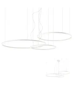 LED Полилей ORBIT 01-1924-TRIAC Redo 163W 4000K D1000+800+600 SAND WHITE | Osvetlenieto.bg