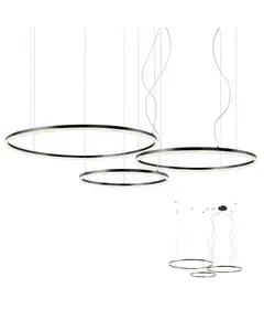 LED Полилей ORBIT 01-1967-TRIAC Redo 163W 4000K D1000+800+600 SAND BLACK | Osvetlenieto.bg