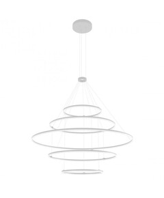LED Полилей ORBIT 01-2248-DALI Redo 300W D1500+1000+1000+600+600 SAND WHITE | Osvetlenieto.bg