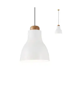 Пендел CADEIRA 01-1605 Redo 1X42W E27 D330 SHINY CREAM | Osvetlenieto.bg