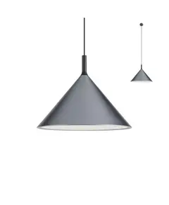 Пендел JAAP 01-1610 Redo 1X42W E27 D400 GUN METAL | Osvetlenieto.bg
