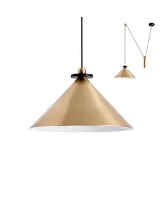 Пендел KALIMBA 01-1545 Redo 1X42W E27 BRONZE | Osvetlenieto.bg