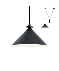 Пендел KALIMBA 01-1546 Redo 1X42W E27 BLACK | Osvetlenieto.bg