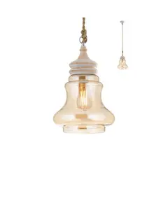 Пендел  KASHI 01-2117 Redo 1x42W E27 D250 CHAMPAGNE | Osvetlenieto.bg