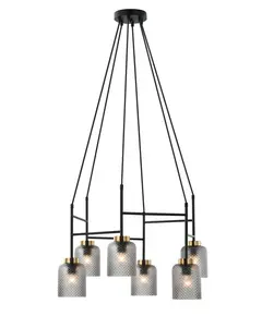 Полилей ZAC 4247100 Viokef 6xE27 | Osvetlenieto.bg