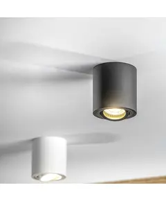 Луна открит монтаж черна с насочване GU10 | Osvetlenieto.bg