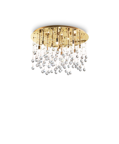 Плафон MOONLIGHT PL12 ORO 082783 Ideal Lux 12xG9 | Osvetlenieto.bg