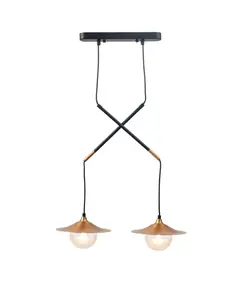 Полилей LAYLA HL4312P46BB Aca Lighting 2xG9 | Osvetlenieto.bg