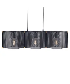 Полилей MORDOR HM843P85BK Aca Lighting 3xE27 | Osvetlenieto.bg