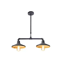 Полилей PIPE AR4172P63BG Aca Lighting 2xE27 | Osvetlenieto.bg