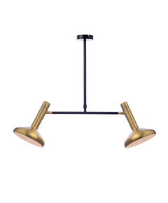 Полилей SHERLOCK AR4182P69BB Aca Lighting 2xE27 | Osvetlenieto.bg