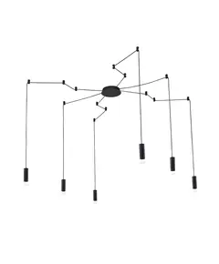 Полилей TERES YL22C6BK Aca Lighting 6xG9 | Osvetlenieto.bg