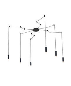 Полилей TERES YL22C6BK Aca Lighting 6xG9 | Osvetlenieto.bg
