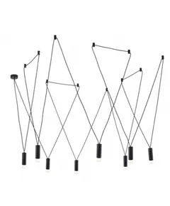 Полилей TERES YL22P8BK Aca Lighting 8xG9 | Osvetlenieto.bg