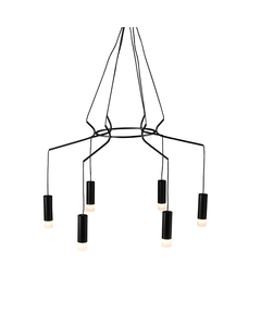 Полилей TERES YL23P6BK Aca Lighting 6xG9 | Osvetlenieto.bg