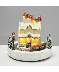 Коледна декорация SANTA ON THE ROOF X0306 Aca Lighting | Osvetlenieto.bg