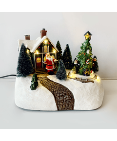 Коледна декорация SNOWY HOUSE X0301 Aca Lighting | Osvetlenieto.bg