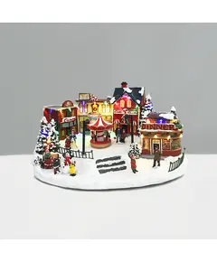 Коледна декорация SNOWY MARKET X0327 Aca Lighting | Osvetlenieto.bg