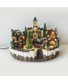 Коледна декорация SNOWY VILLAGE X0305 Aca Lighting | Osvetlenieto.bg