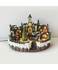 Коледна декорация SNOWY VILLAGE X0305 Aca Lighting | Osvetlenieto.bg