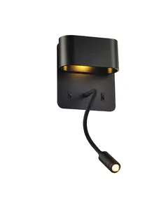 LED Аплик PRIAMUS V86LEDW45BK Aca Lighting 8W 3000K | Osvetlenieto.bg