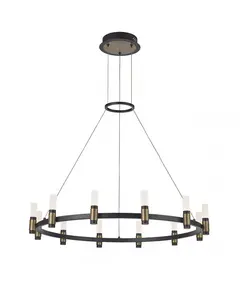 LED Полилей ALAMO PND-280110130-12A-MBL Italux 48W 3000K | Osvetlenieto.bg