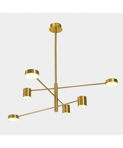 LED Полилей REMDAL PND-16374-6-COP-GD-3K Italux 36W 3000K | Osvetlenieto.bg