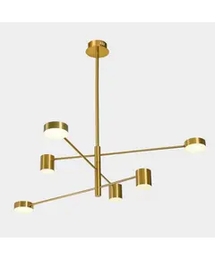 LED Полилей REMDAL PND-16374-6-COP-GD-4K Italux 36W 4000K | Osvetlenieto.bg